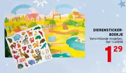 Trafic Dierensticker boekje aanbieding