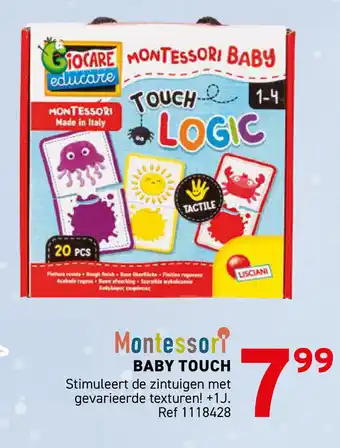 Trafic Montessori baby touch aanbieding