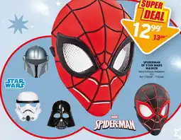 Trafic Spiderman of star wars masker aanbieding