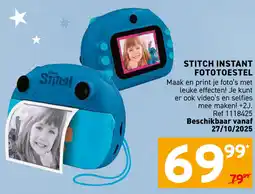 Trafic Stitch instant fototoestel aanbieding