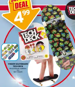 Trafic Vinger skateboard tech deck aanbieding
