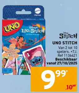 Trafic Uno Stitch aanbieding