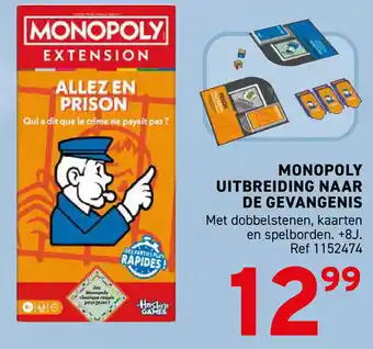 Trafic Monopoly uitbreiding naar de gevangenis aanbieding