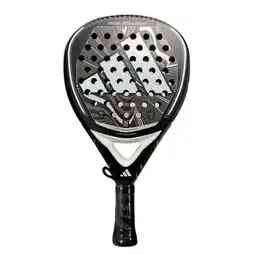 Decathlon Peddelracket Volwassen Adidas Raquette de Padel Bisoke Attk Carbon 2024 Zwart aanbieding