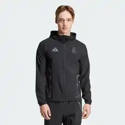 Decathlon Real Madrid Tiro 25 Competition Vis Tech Reisjack aanbieding