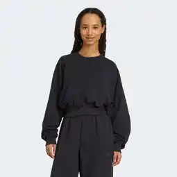 Decathlon Losvallende zachte luxe sweater All Szn zwart aanbieding
