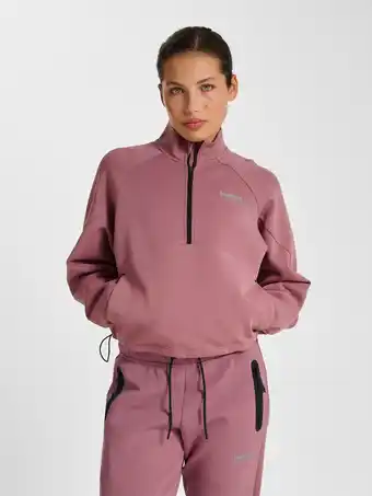 Decathlon Halve Rits Sweatshirt Hmltech Dames HUMMEL aanbieding