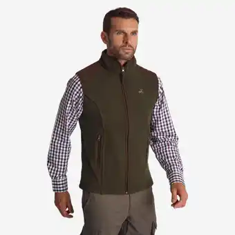 Decathlon Fleece bodywarmer Presly bruin aanbieding