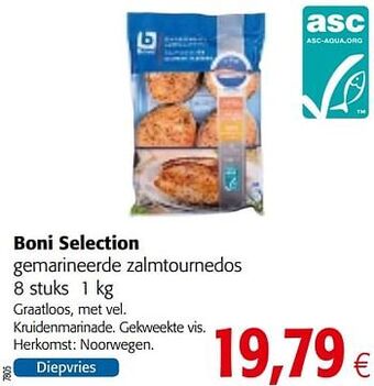 Colruyt Boni selection gemarineerde zalmtournedos aanbieding