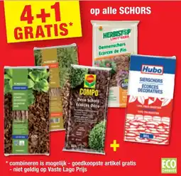 Hubo op alle SCHORS aanbieding