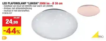 Hubo Trio Lukida LED plafondlamp 18W dimbaar wit aanbieding