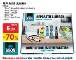 Hubo Reparatie Lijmbox Bison aanbieding