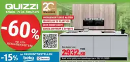 Hubo op alle KEUKENKASTEN aanbieding
