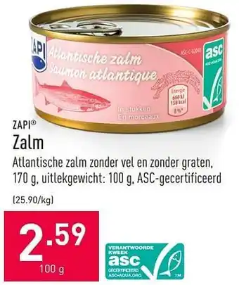 ALDI Zalm aanbieding