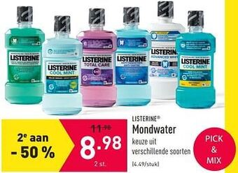 ALDI Mondwater aanbieding