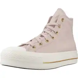 Decathlon Sneakers Converse Model Chuck Taylor All Star Lift Hi Flush Kleur Roze aanbieding