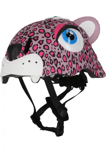 Decathlon Fietshelm voor kinderen | Roze Luipaard | Crazy Safety | EN1078 Gecertificeerd aanbieding