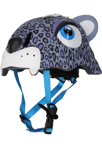 Decathlon Fietshelm voor kinderen | Paarse Luipaard | Crazy Safety | EN1078 Gecertificeerd aanbieding