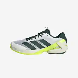 Decathlon Multicourt tennisschoenen voor heren Adizero Ubersonic 5 wit groen aanbieding