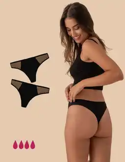 Decathlon Pak 2 Menstruatiestrips van biologisch katoen Olivia aanbieding