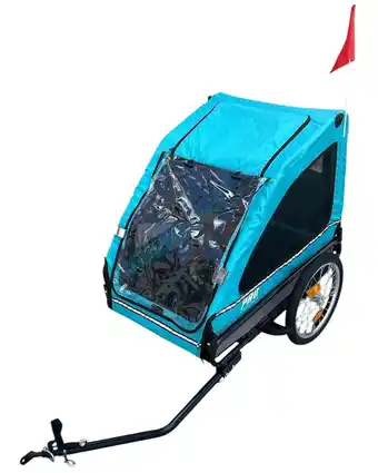 Decathlon Hondenfietskar Blauw – met Reflectoren – tot 30 kg aanbieding