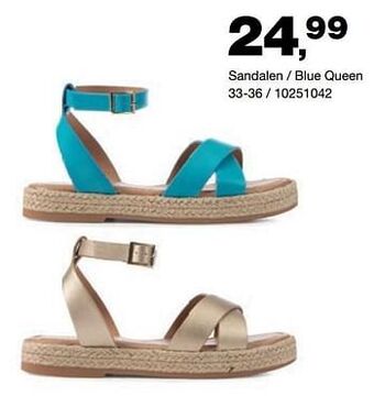 Bristol Sandalen - blue queen aanbieding