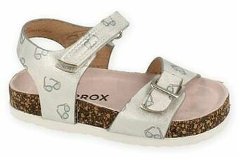 Berca Shoes Sprox Sandaal Meisjes Maat 24/32 - Zilver aanbieding