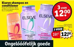 Kruidvat Elseve shampoo en conditioner aanbieding
