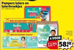 Kruidvat Pampers luiers en luierbroekjes aanbieding