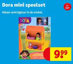 Kruidvat Dora mini speelset aanbieding