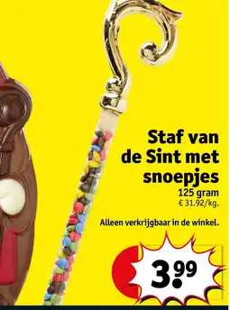 Kruidvat Staf van de Sint met snoepjes aanbieding