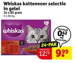 Kruidvat Whiskas kattenvoer selectie in gelei aanbieding