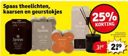 Kruidvat Spaas theelichten, kaarsen en geurstokjes aanbieding