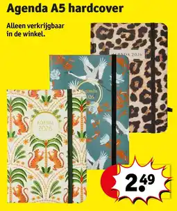 Kruidvat Agenda A5 hardcover aanbieding