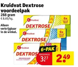 Kruidvat Kruidvat Dextrose voordeelpak aanbieding