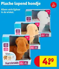 Kruidvat Pluche lopend hondje aanbieding