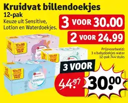 Kruidvat Kruidvat billendoekjes aanbieding