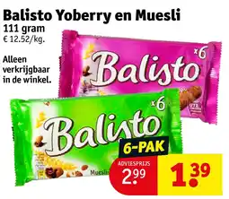 Kruidvat Balisto Yoberry en Muesli aanbieding