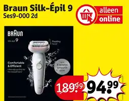 Kruidvat Braun Silk-Épil 9 aanbieding