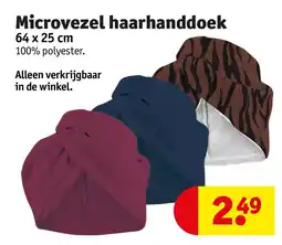 Kruidvat Microvezel haarhanddoek aanbieding
