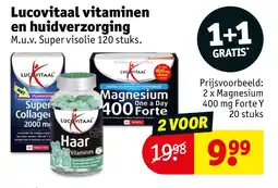 Kruidvat Lucovitaal vitaminen en huidverzorging aanbieding