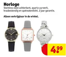 Kruidvat Horloge aanbieding