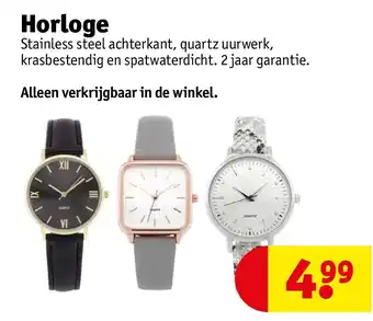 Kruidvat Horloge aanbieding
