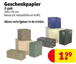 Kruidvat Geschenkpapier aanbieding