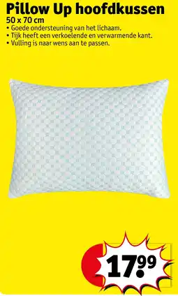 Kruidvat Pillow Up hoofdkussen aanbieding