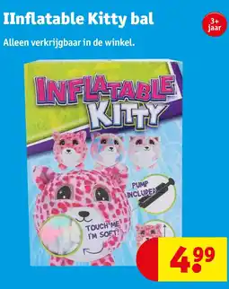Kruidvat IInflatable Kitty bal aanbieding