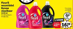 Kruidvat Fleuril wasmiddel Renew vloeibaar aanbieding