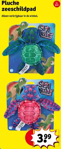 Kruidvat Pluche zeeschildpad aanbieding