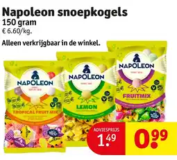Kruidvat Napoleon snoepkogels aanbieding