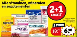 Kruidvat Alle vitaminen, mineralen en supplementen aanbieding